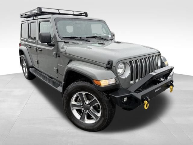 Used 2021 Jeep Wrangler Unlimited Sahara w/ Uconnect 4C Nav & Sound Group