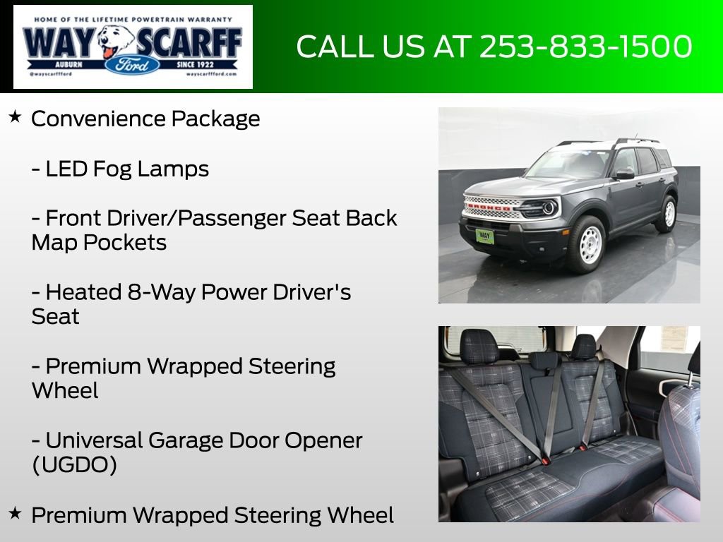 New 2025 Ford Bronco Sport Heritage w/ Convenience Package image 6