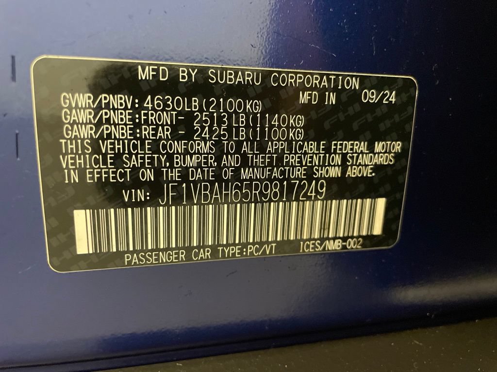 Used 2024 Subaru WRX Premium AWD/4WD image 30