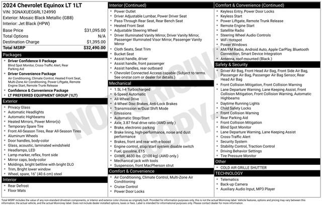 Used 2024 Chevrolet Equinox LT image 22