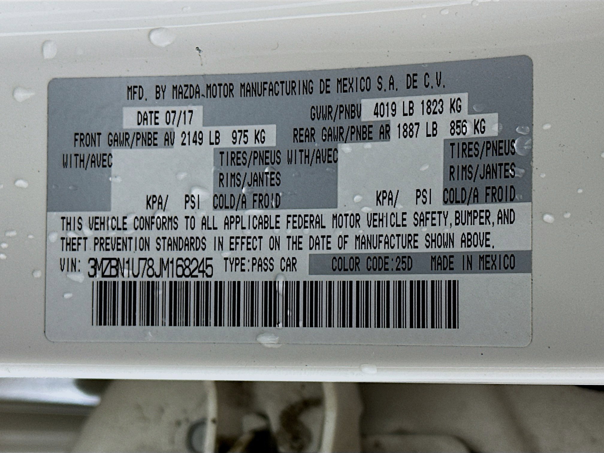 Used 2018 MAZDA MAZDA3 Sport image 12