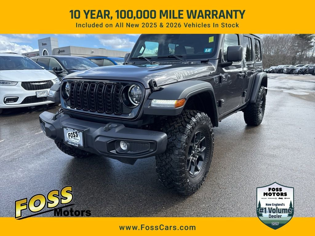 Certified 2025 Jeep Wrangler Willys image 1