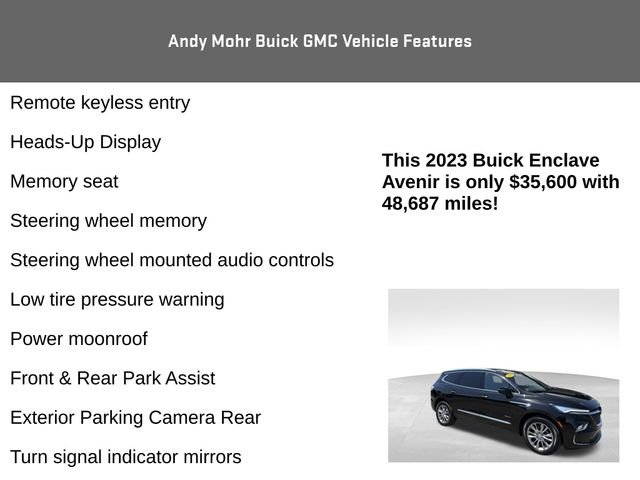 Used 2023 Buick Enclave Avenir AWD/4WD image 12