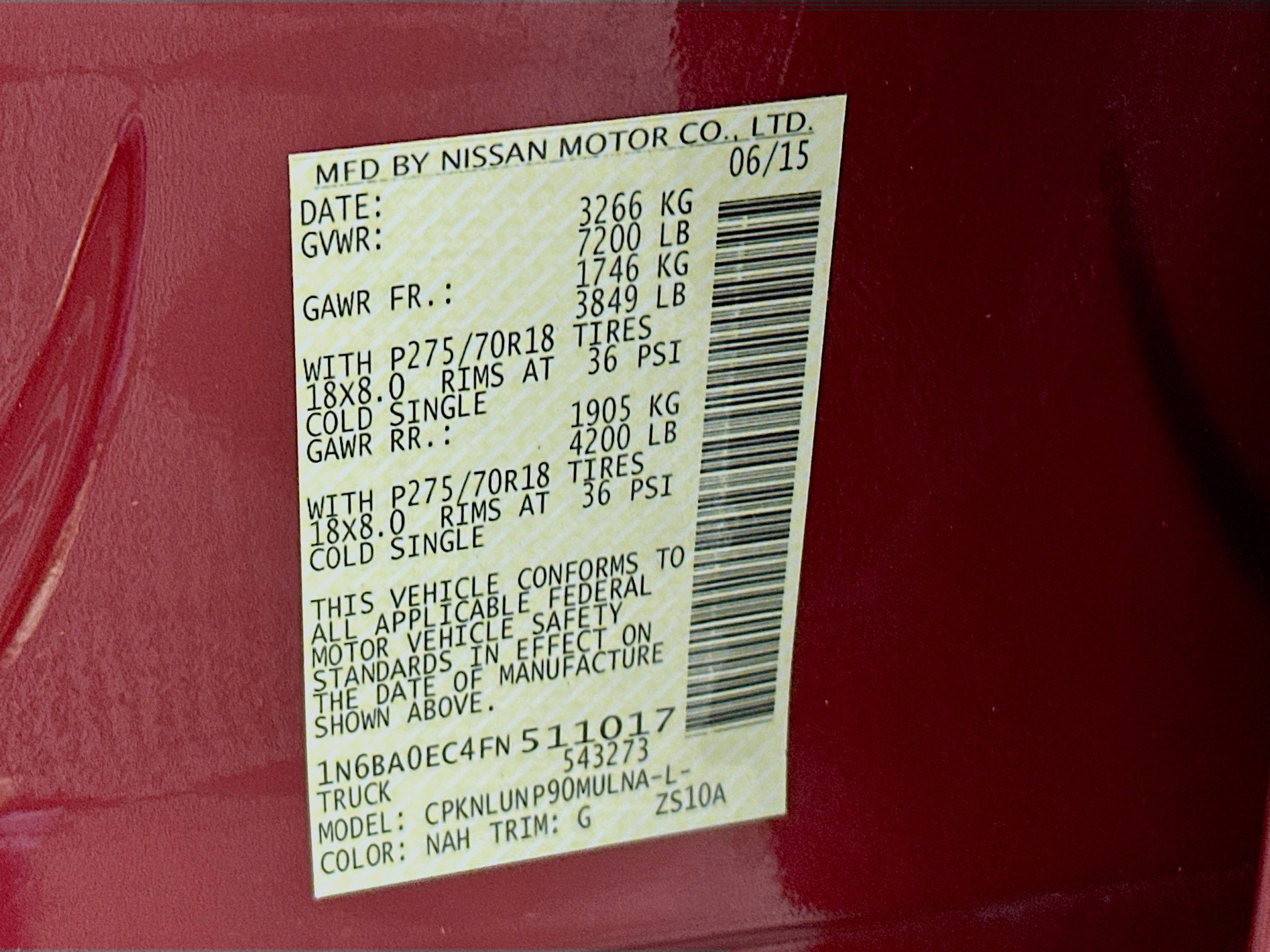 Used 2015 Nissan Titan PRO-4X image 12