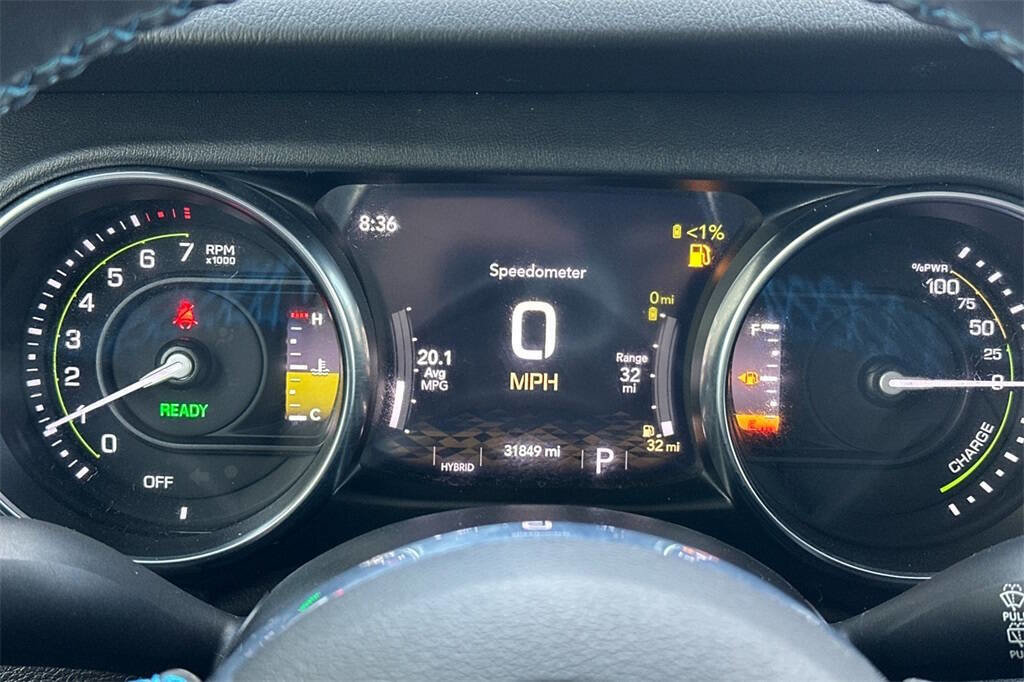 Used 2022 Jeep Wrangler Unlimited Rubicon 4xe w/ Cold Weather Group image 25