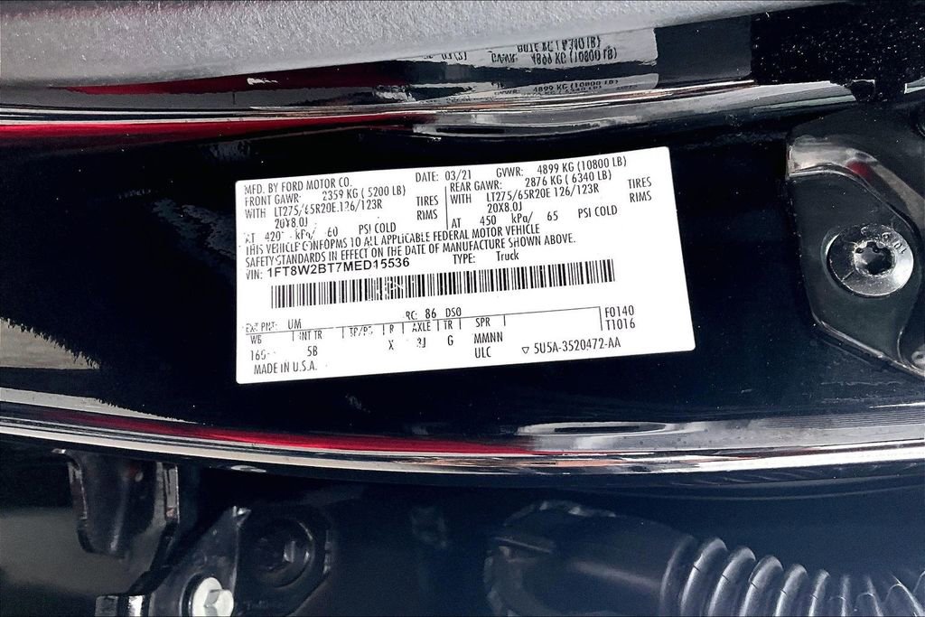 Used 2021 Ford F250 Lariat w/ Lariat Ultimate Package AWD/4WD image 22