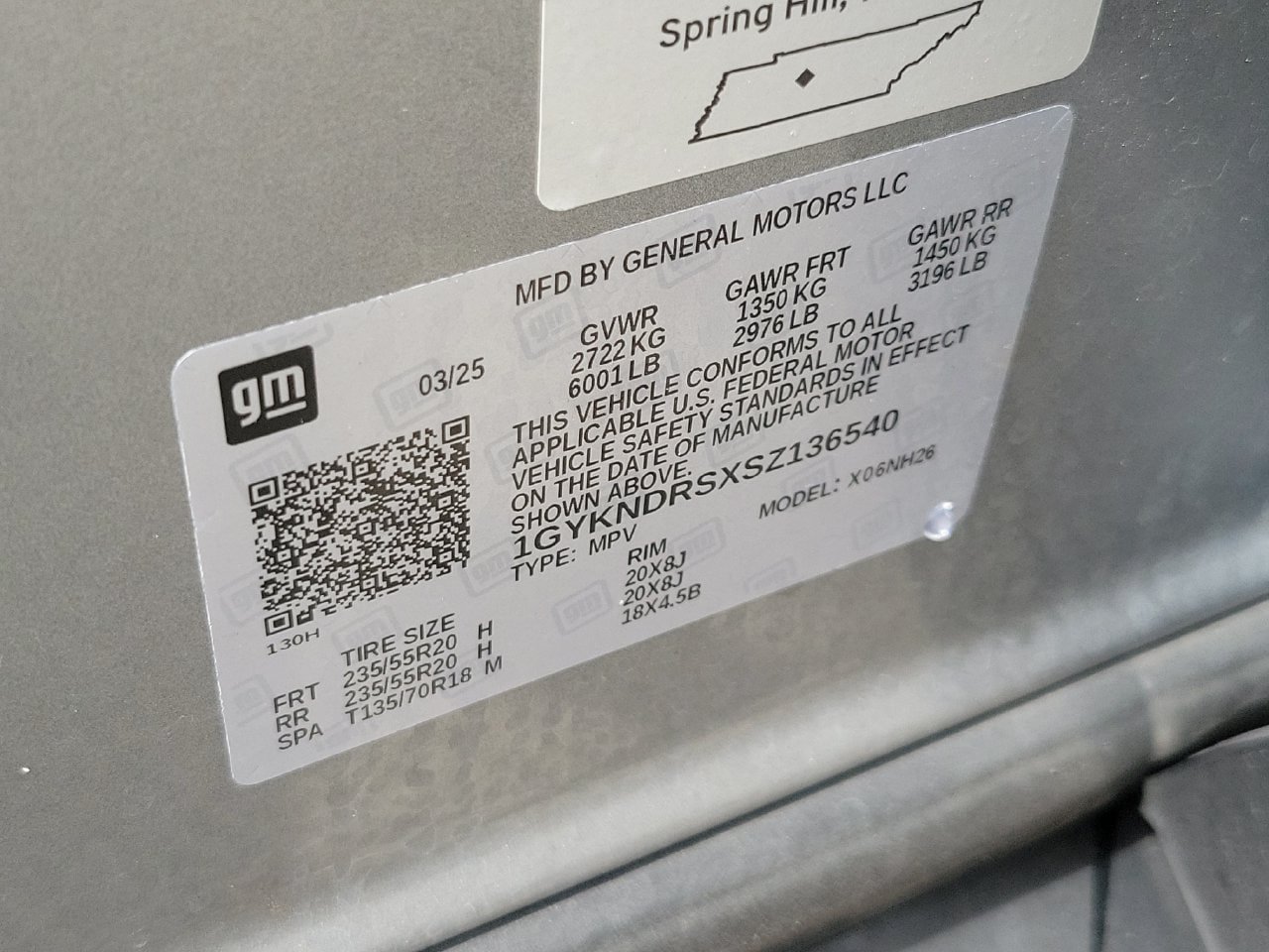 Certified 2025 Cadillac XT5 Premium Luxury w/ LPO, Floor Liner Package AWD/4WD image 34