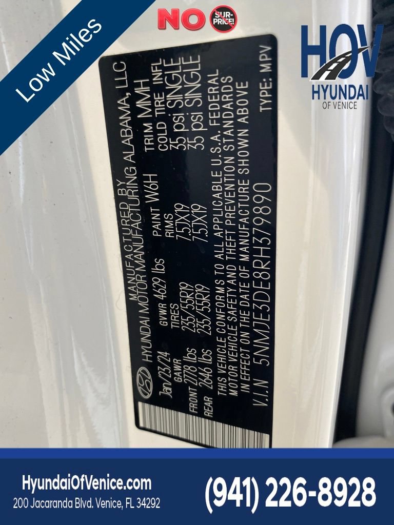 Certified 2024 Hyundai Tucson Limited FWD image 56