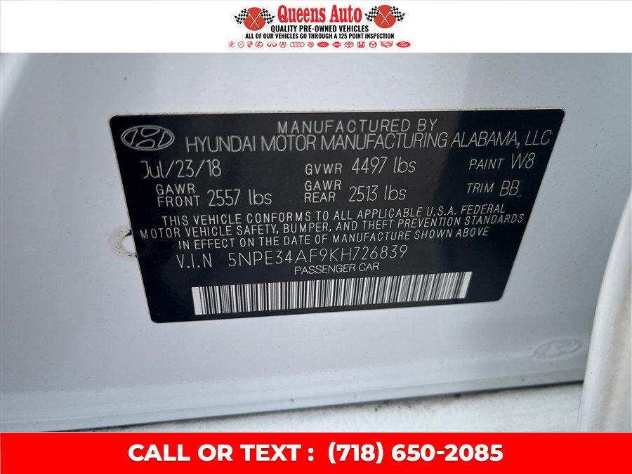 Used 2019 Hyundai Sonata SEL FWD image 26