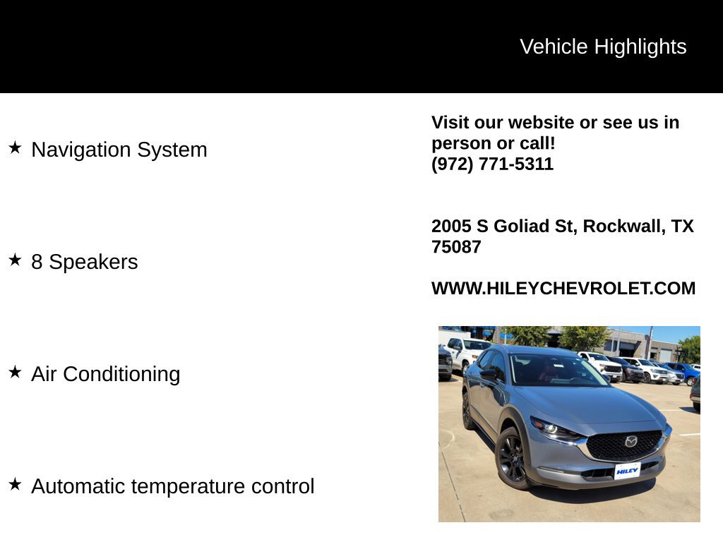 Used 2024 MAZDA CX-30 AWD 2.5 S w/ Preferred Package image 9