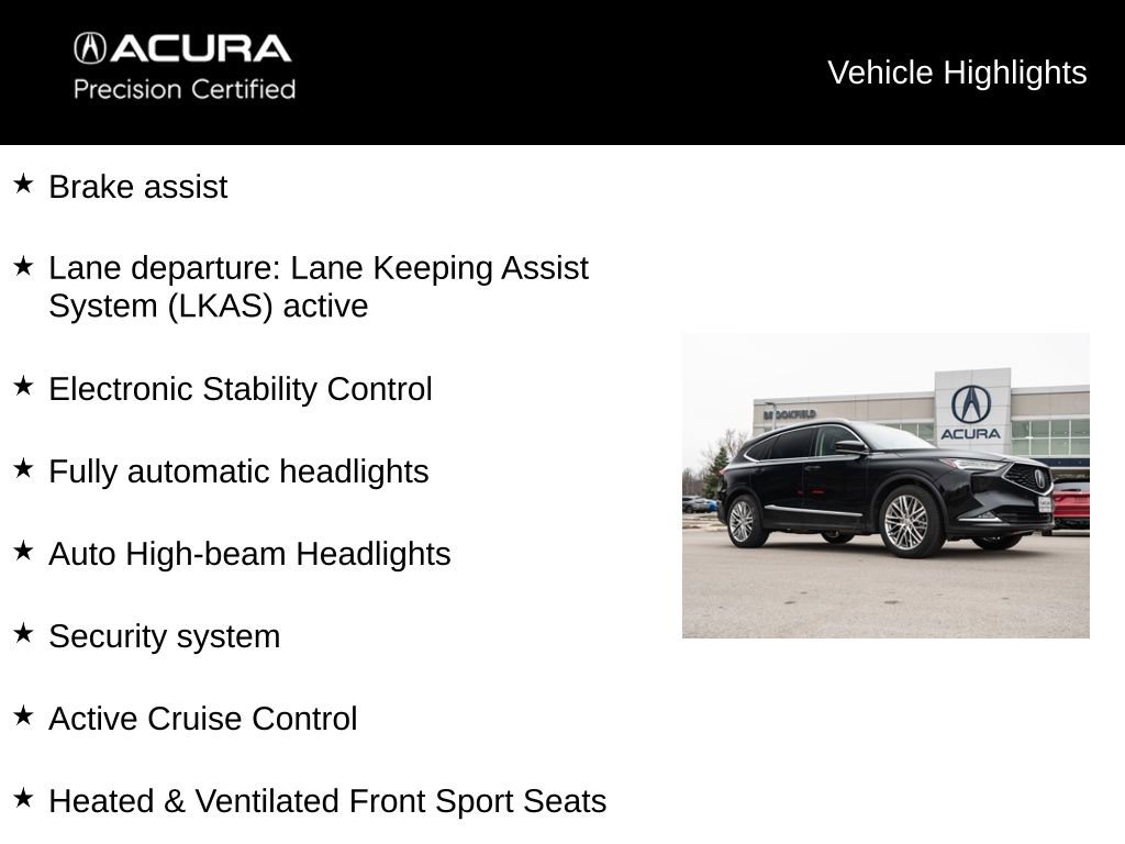 Certified 2023 Acura MDX SH-AWD w/ Advance Package image 17