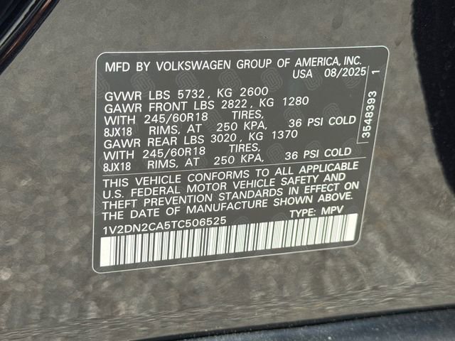 Used 2026 Volkswagen Atlas SE FWD image 34