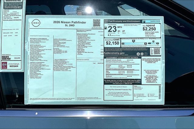 New 2026 Nissan Pathfinder SL w/ SL Premium Package (P04) FWD image 13