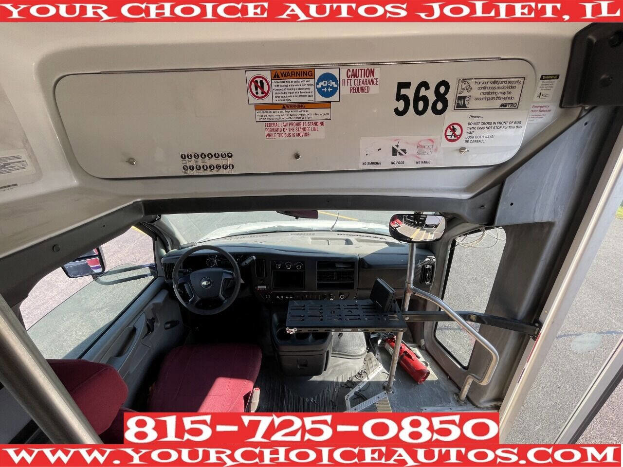 Used 2014 Chevrolet Express 4500 Extended w/ Shuttle Bus Package RWD image 25