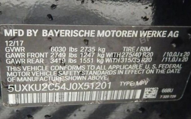 Used 2018 BMW X6 xDrive35i image 14