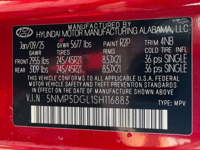 Used 2025 Hyundai Santa Fe Calligraphy AWD/4WD image 33