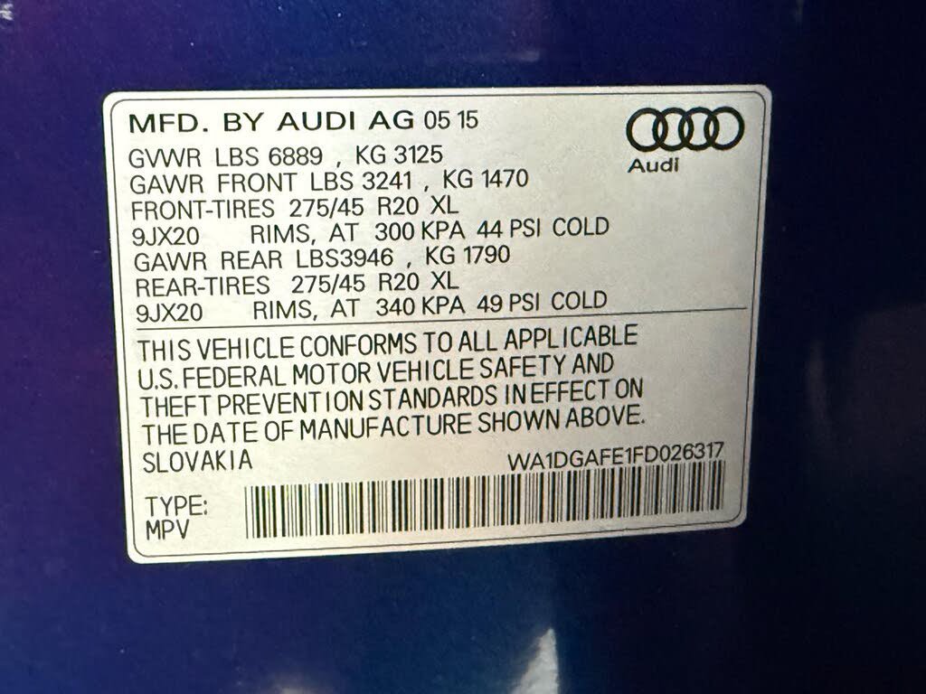 Used 2015 Audi Q7 3.0T S line Prestige AWD/4WD image 44