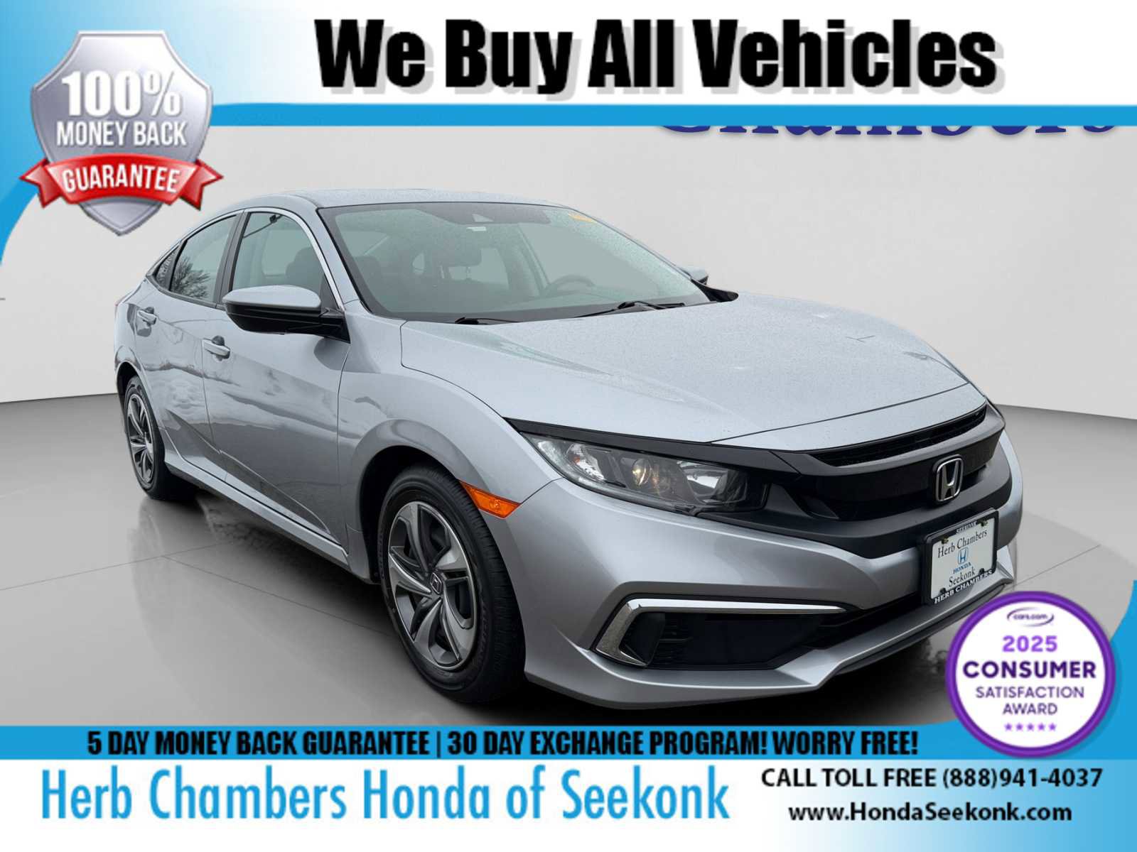 Used 2020 Honda Civic LX image 1