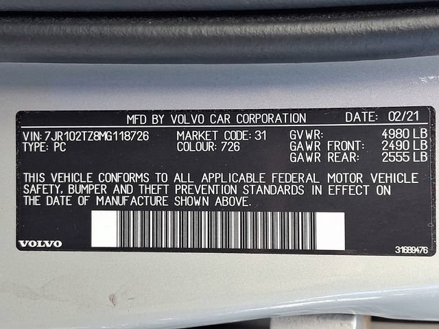 Used 2021 Volvo S60 T5 Momentum w/ Premium Package AWD/4WD image 27