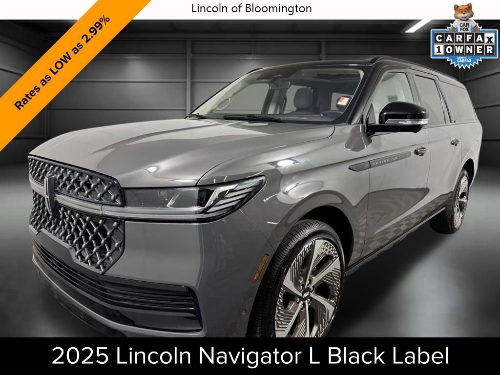 Certified 2025 Lincoln Navigator L Black Label w/ Black Label Special Edition AWD/4WD 360° Tour