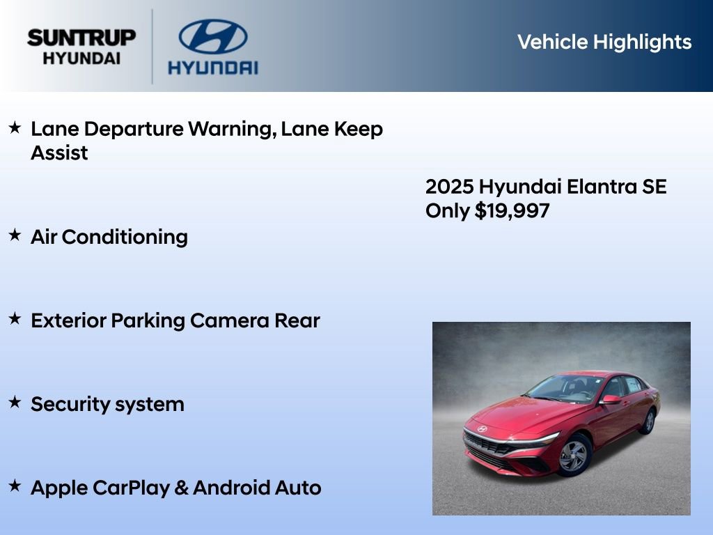 Certified 2025 Hyundai Elantra SE image 8