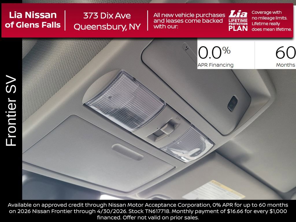 New 2026 Nissan Frontier SV w/ SV Convenience Package image 28