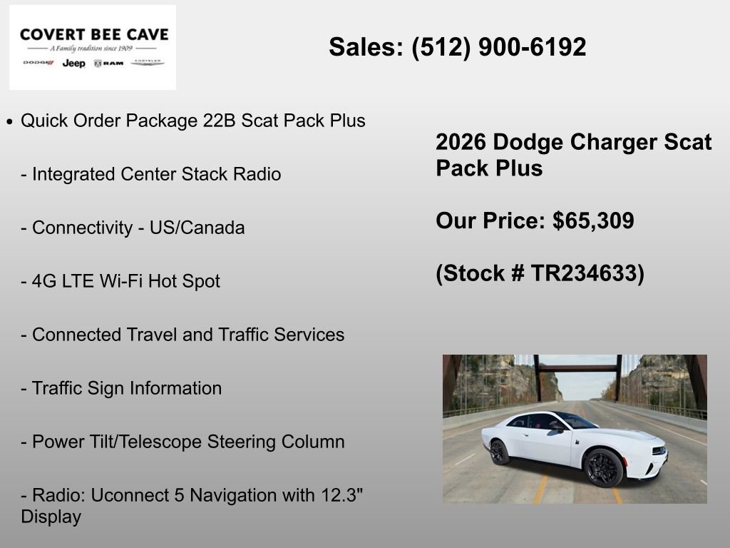 New 2026 Dodge Charger Scat Pack AWD/4WD image 36