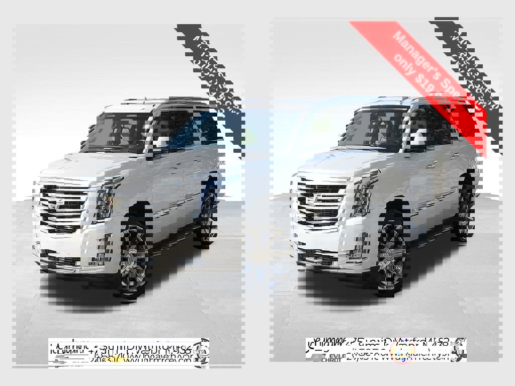 Certified 2016 Cadillac Escalade ESV Luxury image 1