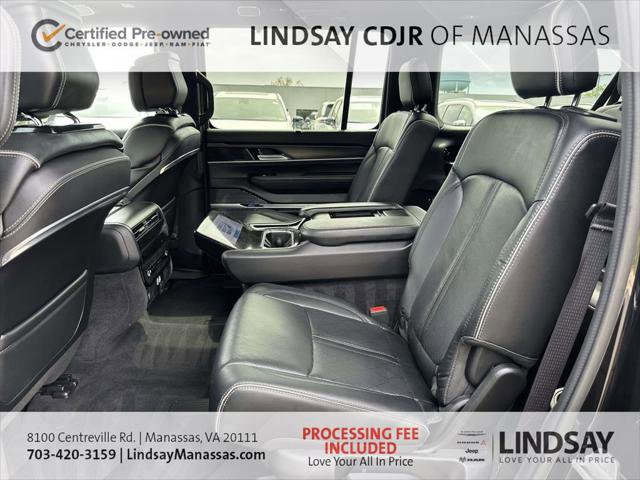 Certified 2024 Jeep Grand Wagoneer L Series II w/ Quick Order Packagew 28T image 21