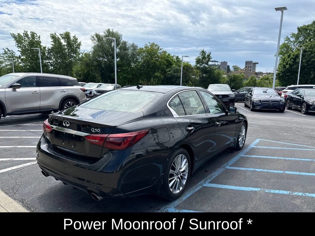 Certified 2022 INFINITI Q50 Luxe w/ Cargo Package AWD/4WD image 7