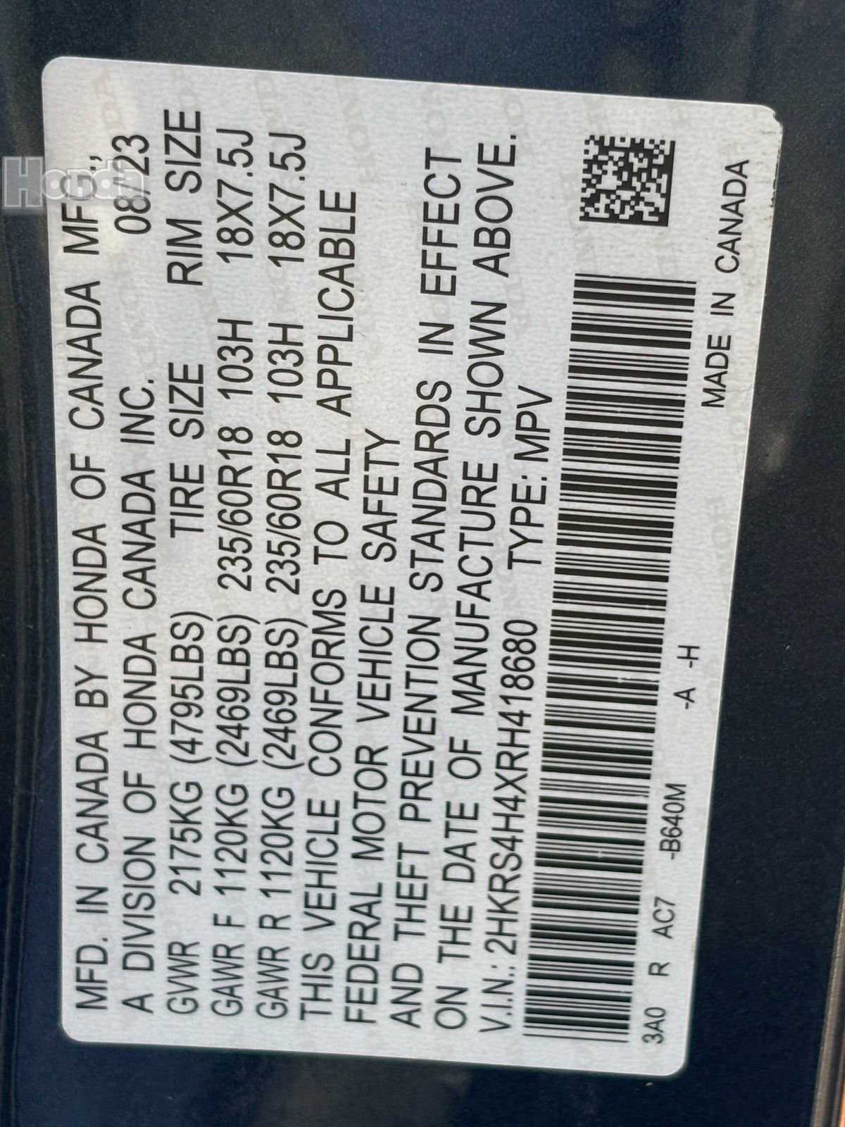 Used 2024 Honda CR-V EX image 33