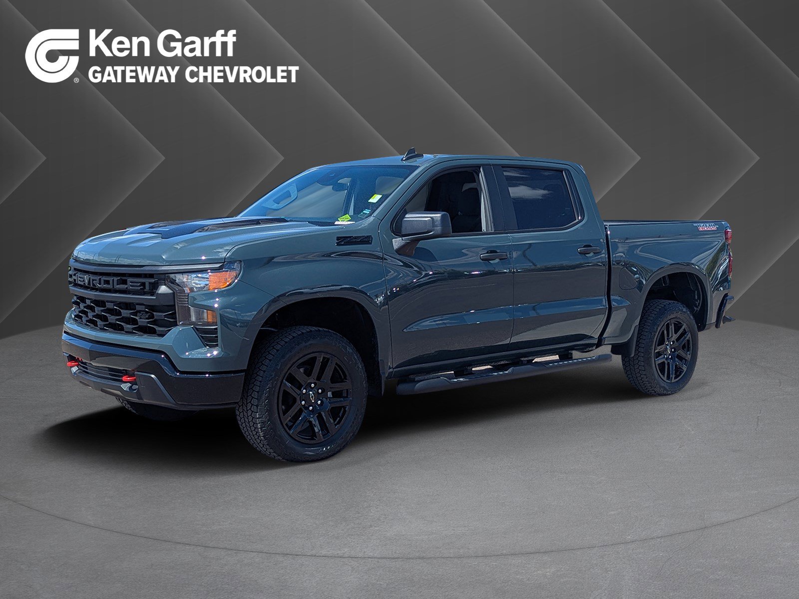 Certified 2026 Chevrolet Silverado 1500 Custom Trail Boss w/ LPO, Dark Essentials Package