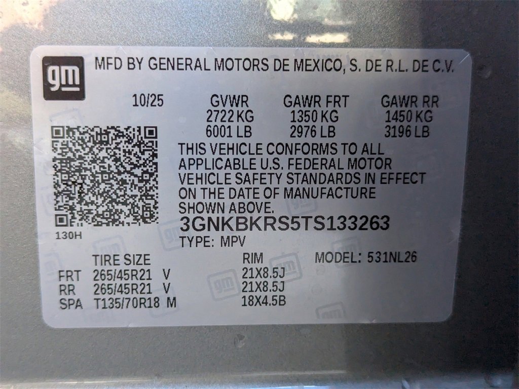 New 2026 Chevrolet Blazer RS w/ Driver Confidence II Package image 52