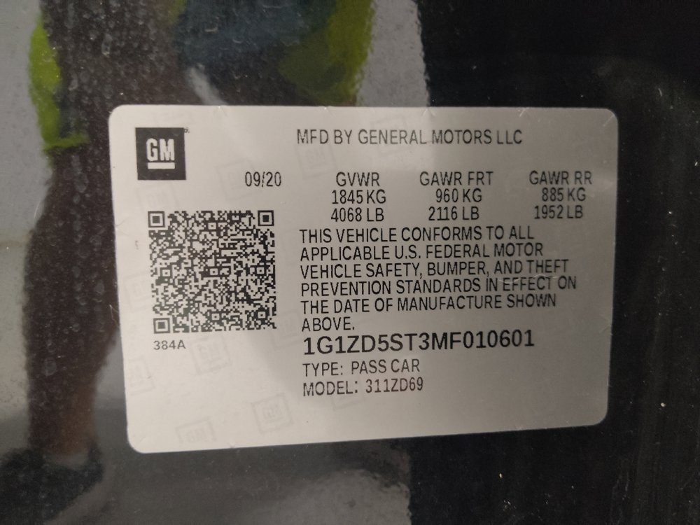Used 2021 Chevrolet Malibu LT FWD image 33