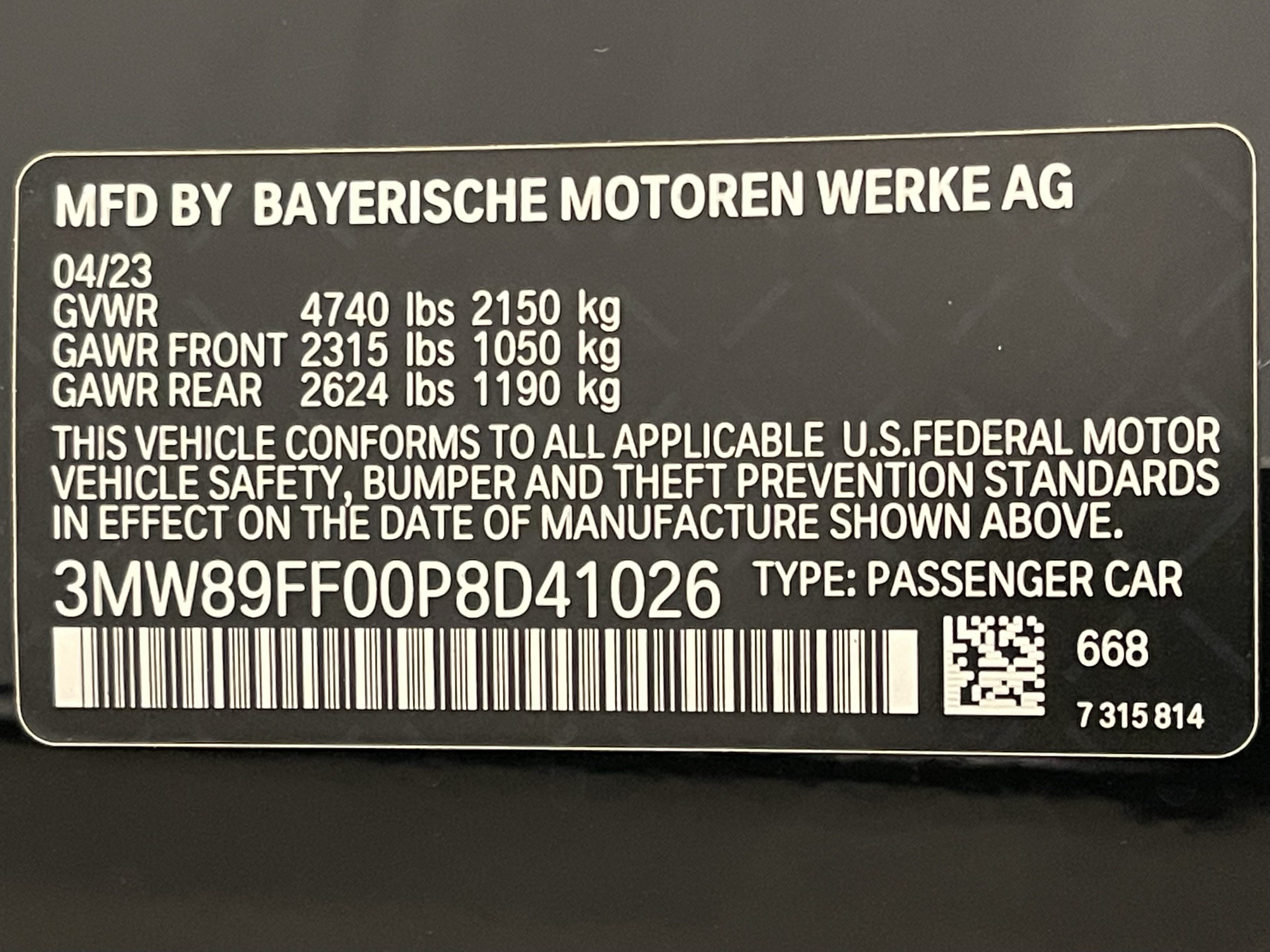 Certified 2023 BMW 330i xDrive Sedan w/ Driving Assistance Package AWD/4WD image 25