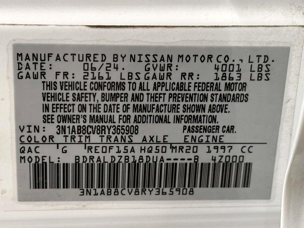 Used 2024 Nissan Sentra SV FWD image 32