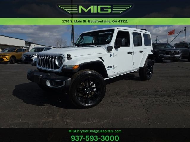 Used 2025 Jeep Wrangler Unlimited Sahara w/ Safety Group AWD/4WD image 1