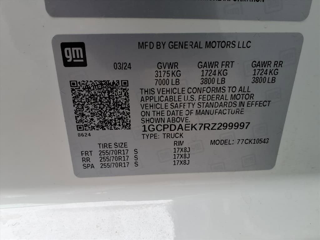 Used 2024 Chevrolet Silverado 1500 W/T w/ WT Value Package image 30