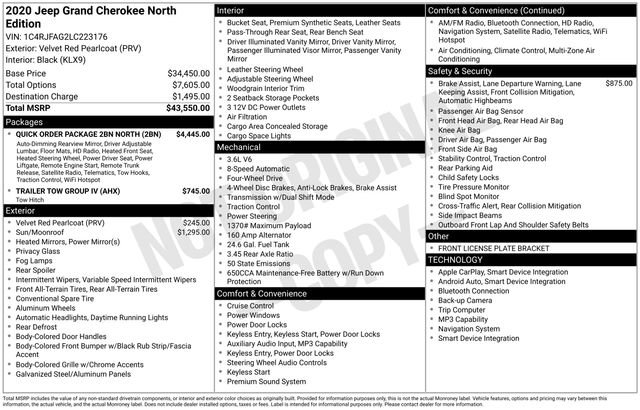 Used 2020 Jeep Grand Cherokee Laredo w/ Quick Order Package 2BN North AWD/4WD image 18