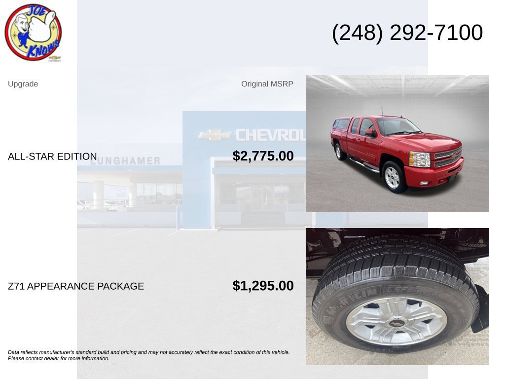 Used 2013 Chevrolet Silverado 1500 LT w/ All-Star Edition RWD image 5