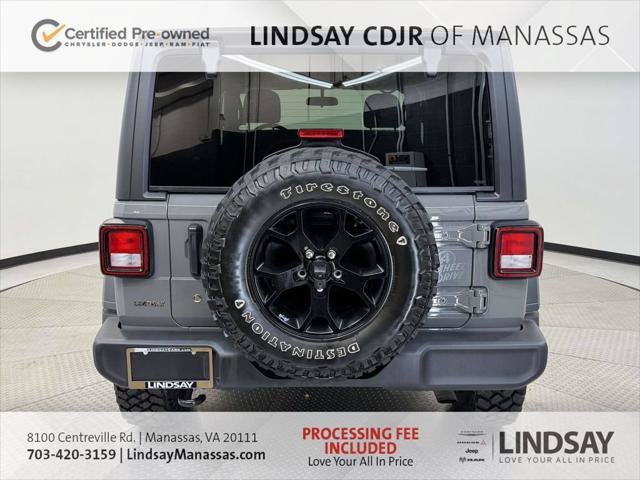 Certified 2020 Jeep Wrangler Unlimited Sport AWD/4WD image 8