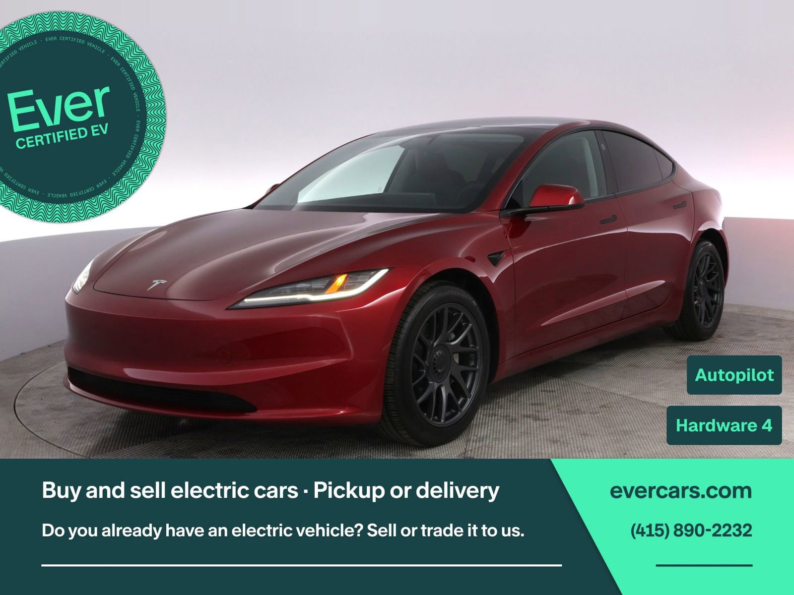 Used 2025 Tesla Model 3 Long Range AWD/4WD image 1