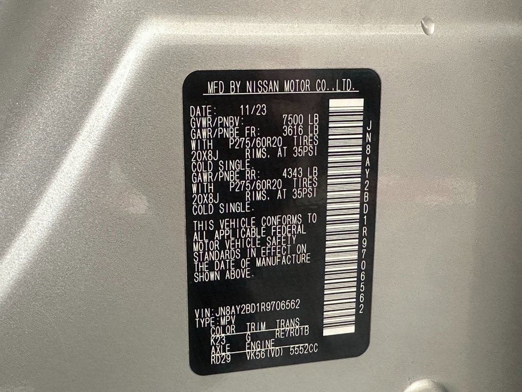 Used 2024 Nissan Armada SL image 32