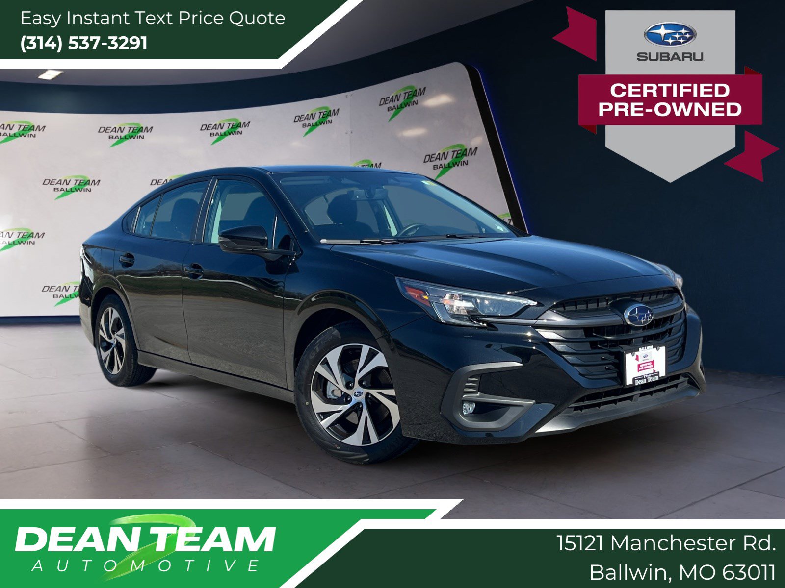 Certified 2025 Subaru Legacy Premium w/ Popular Package #1A AWD/4WD image 1