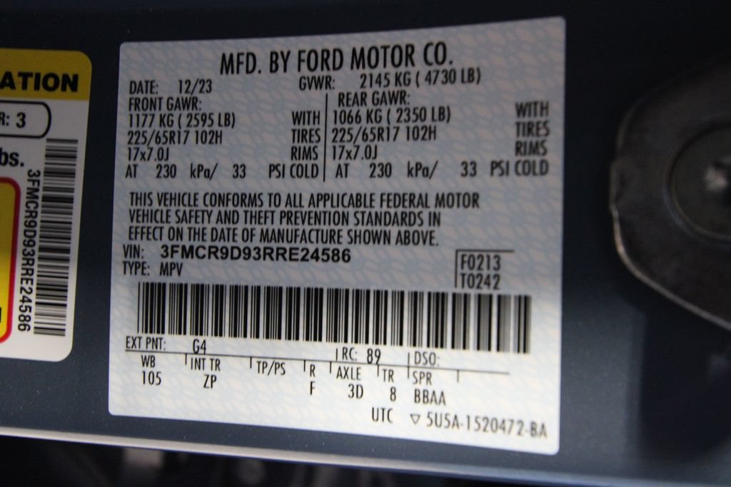 Used 2024 Ford Bronco Sport Badlands w/ Premium Package AWD/4WD image 46