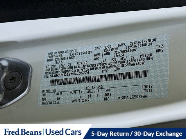 Certified 2021 Lincoln Corsair AWD w/ Equipment Group 101A image 34