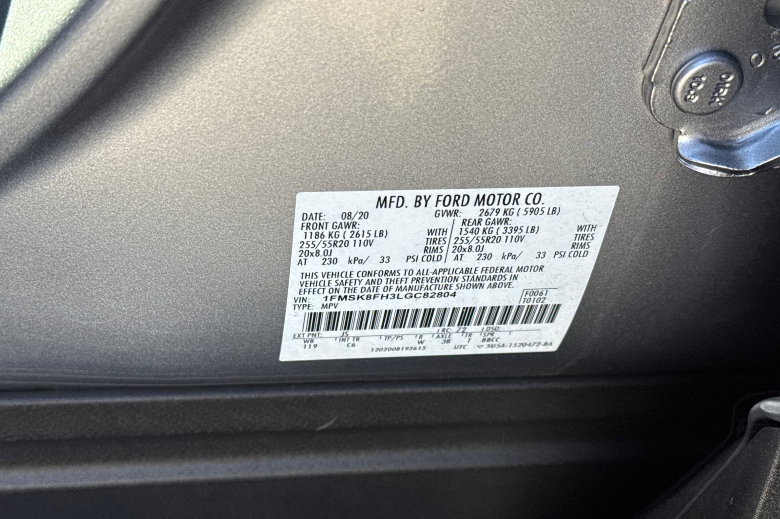 Used 2020 Ford Explorer Limited w/ Class III Trailer Tow Package image 29