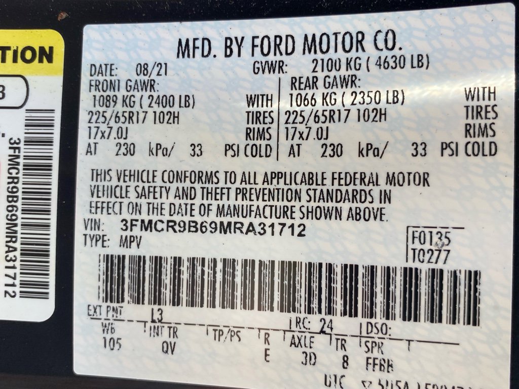 Used 2021 Ford Bronco Sport Big Bend w/ Big Bend Package image 18