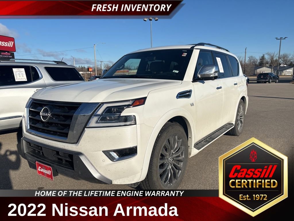 Used 2022 Nissan Armada Platinum w/ Captain's Chairs Package image 1