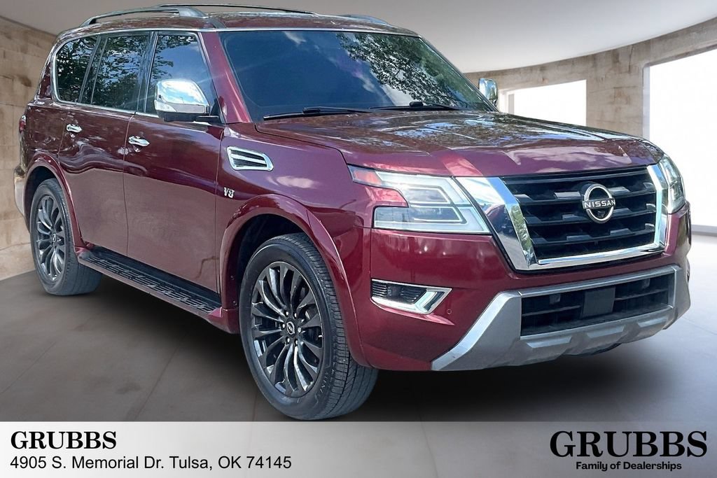 Used 2022 Nissan Armada Platinum w/ Captain's Chairs Package